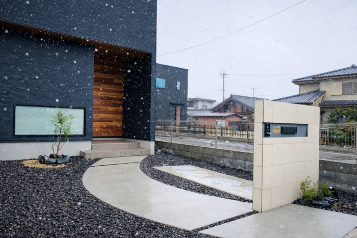 小川左官店 野洲K様邸　門柱 外構エクステリア工事 滋賀県草津市