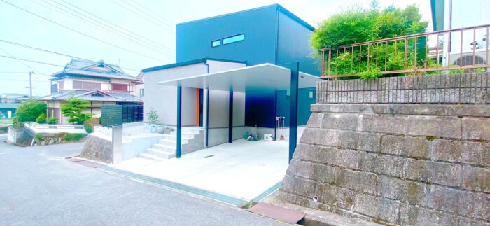 大津M様邸　門柱・カーポート