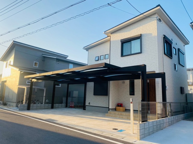 大津M様邸　カーポート・門柱